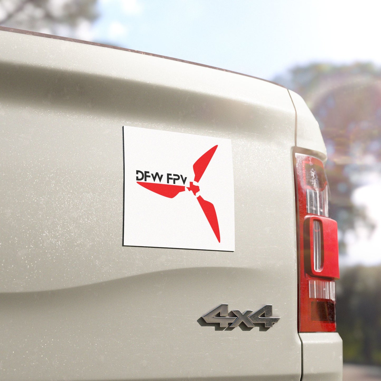 DFWFPV Car Magnets - White Bkg