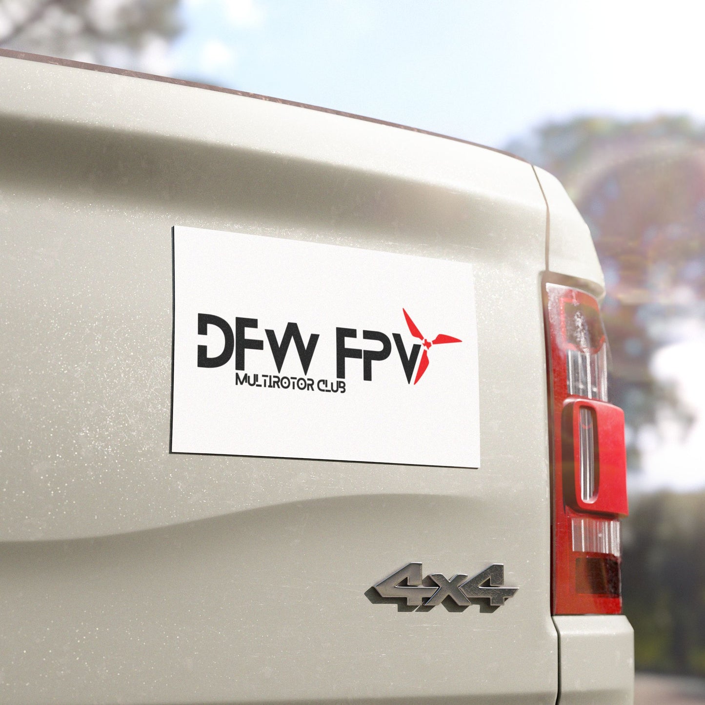 DFWFPV Car Magnets - White Bkg